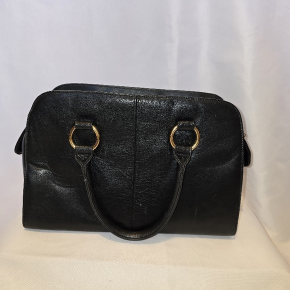 Croft & Barrow Gold and Black Satchel Bag - Picture 3 of 5